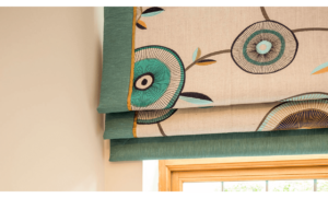 Luxury Roman Blinds up-close