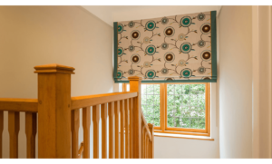 Patterned luxury Roman Blinds