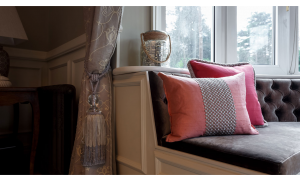 Luxury silk cushions