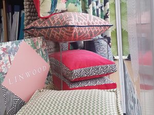 linwood pink cushions