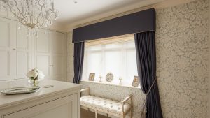 Bespoke Pelmet above window