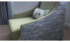 modern bespoke armchair