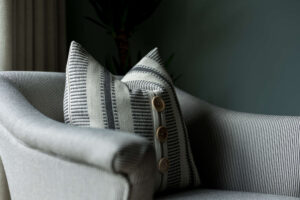 Luxury patterned chair cushion