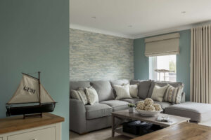 Modern seaside living room interior design