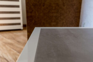 Up-close on the high quality finish of interior design project