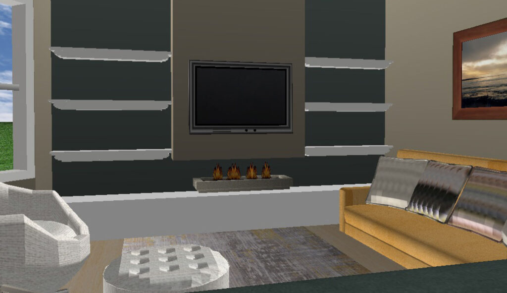 New lounge designs - 3d visual